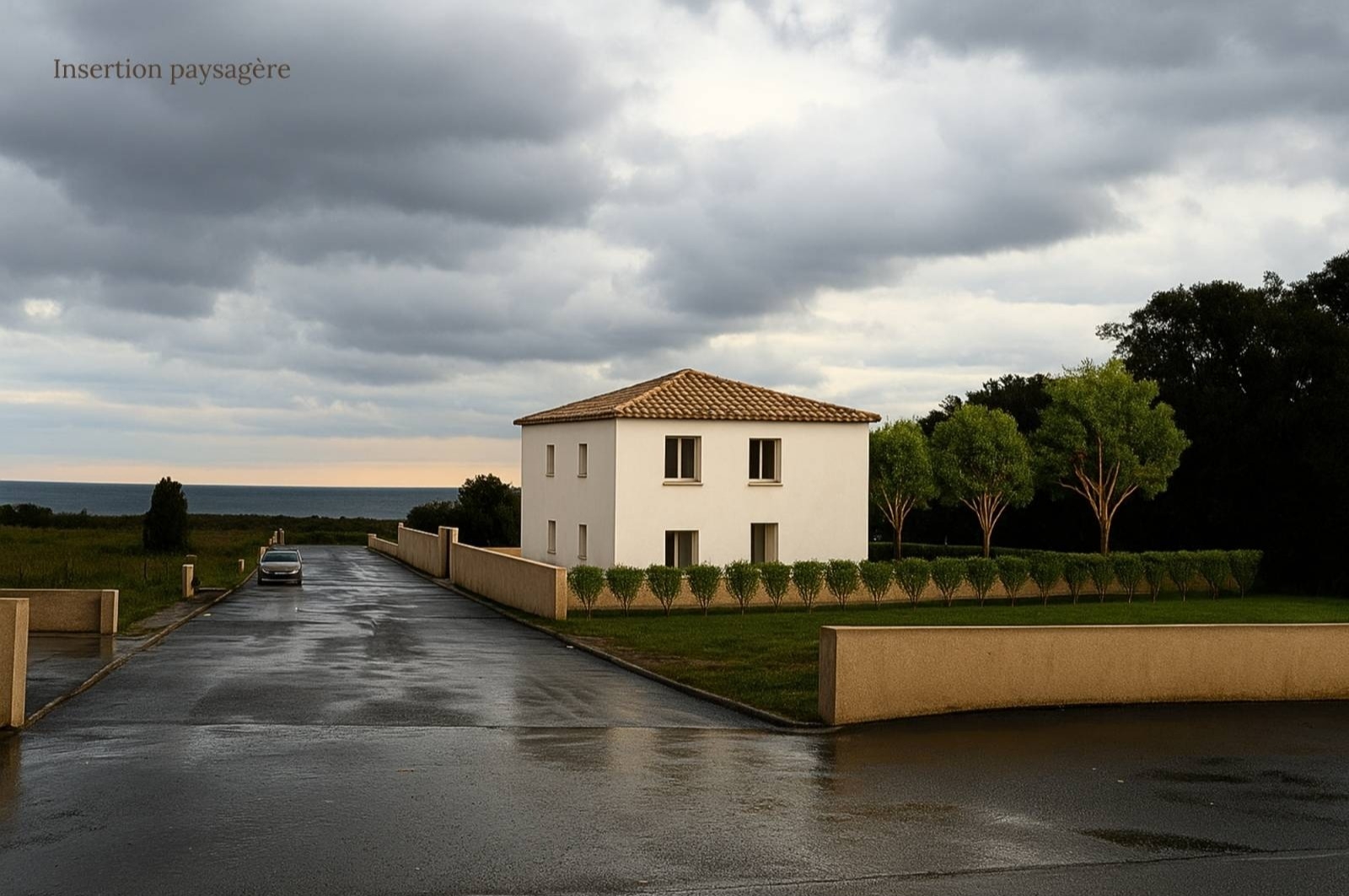 Projet architectural La Maison By L pour construction à Prunete en Corse