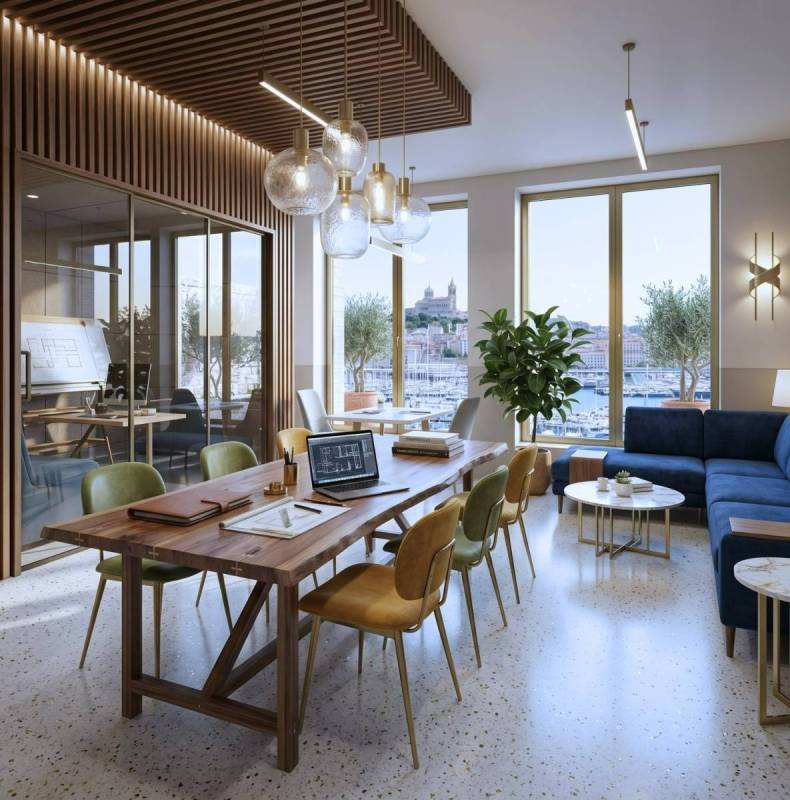 espace coworking haut de gamme avec salle insonorisée 