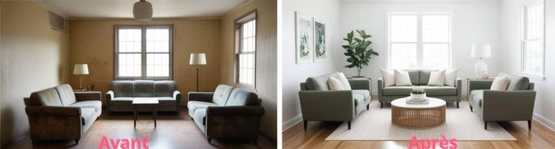 Un avant et après à Lupinu