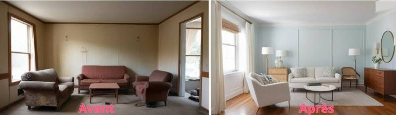 un avant et après à Brando