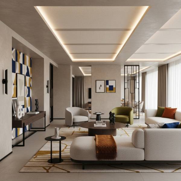 Panneau en Bois Design : Jeu de Lumière et Élégance Moderne 