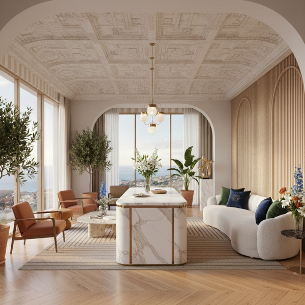 Salle d'attente luxueuse 